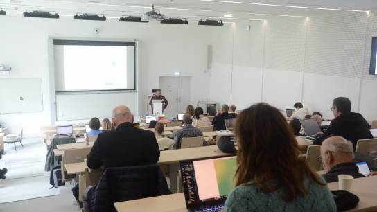 During the consortium meeting